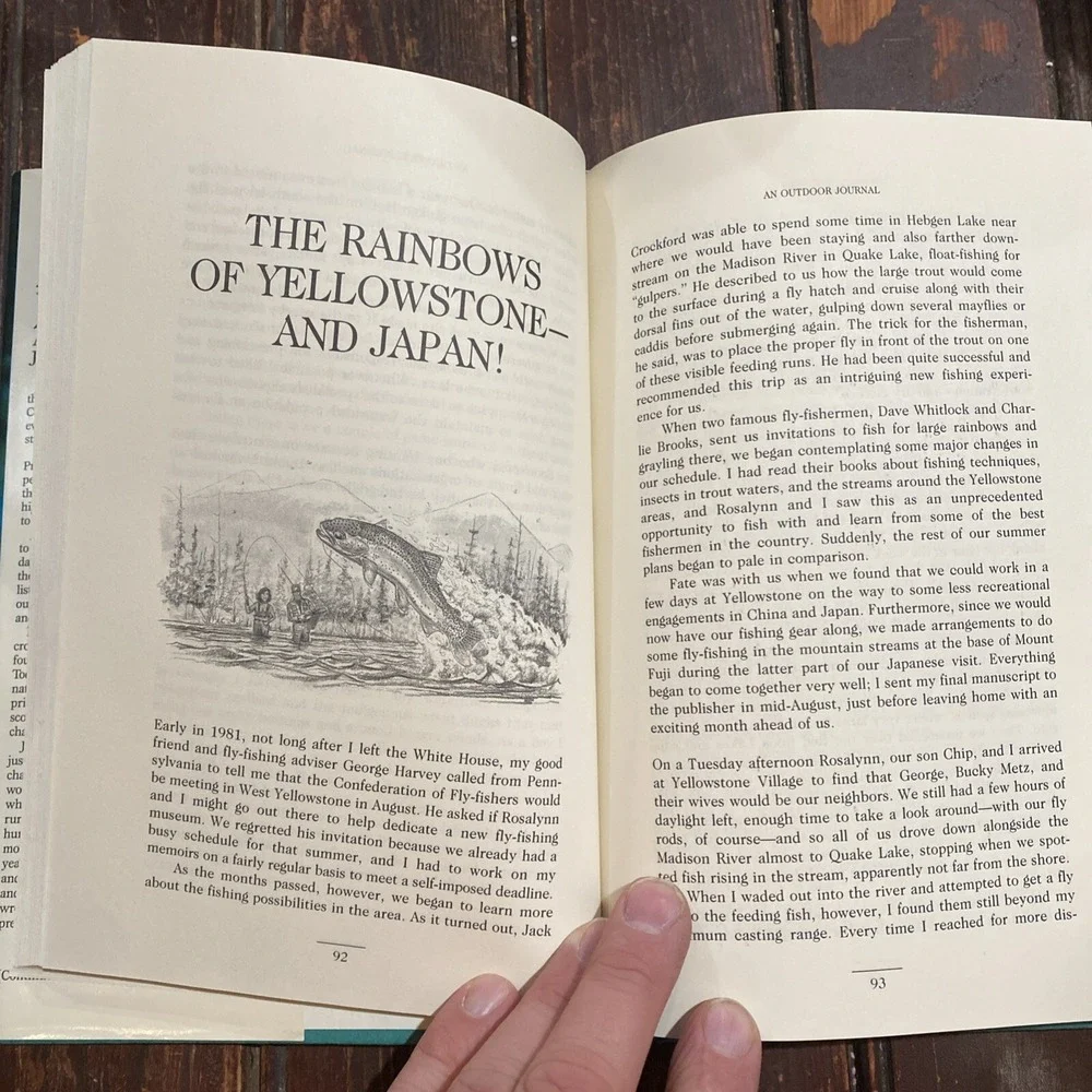 Jimmy Carter An‎ Outdoor Journal: Adventures and Reflections HC/DJ